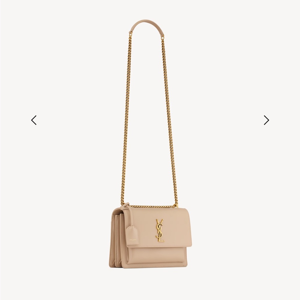Saint Laurent SUNSET MEDIUM IN SMOOTH LEATHER
DARK BEIGE - Picture 13 of 13